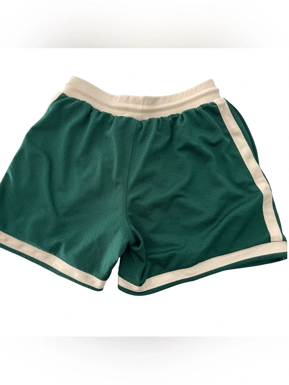 Adidas Originals OG Men’s Small Green Mesh Basketball Shorts Trefoil Retro